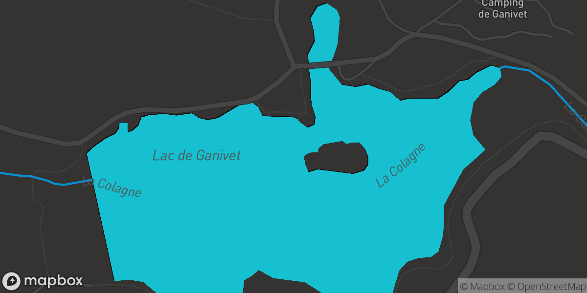 Lac de Ganivet (Lachamp-Ribennes, Lozère, France)
